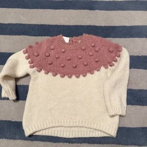 Zara pompon sweater